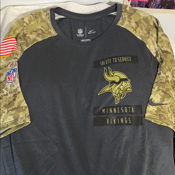 vikings salute to service shirt